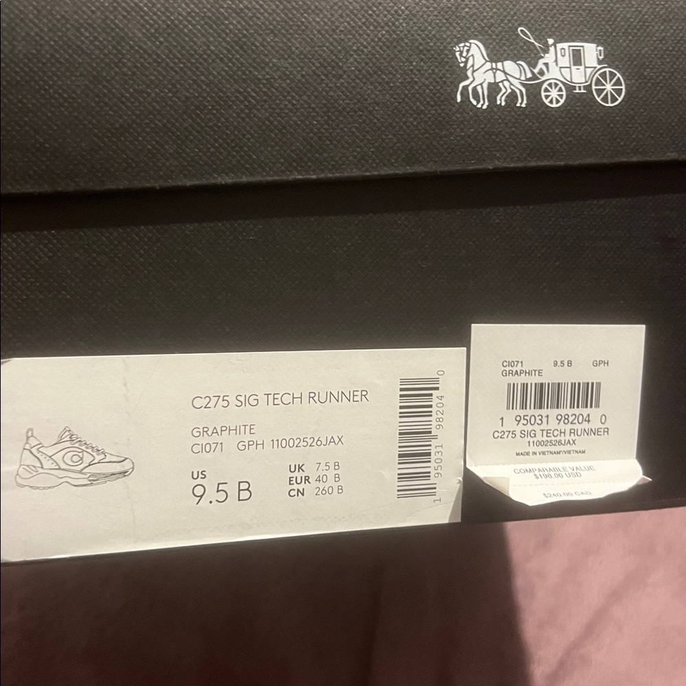 Coach Signature Tech Runner In Graphite - image 5